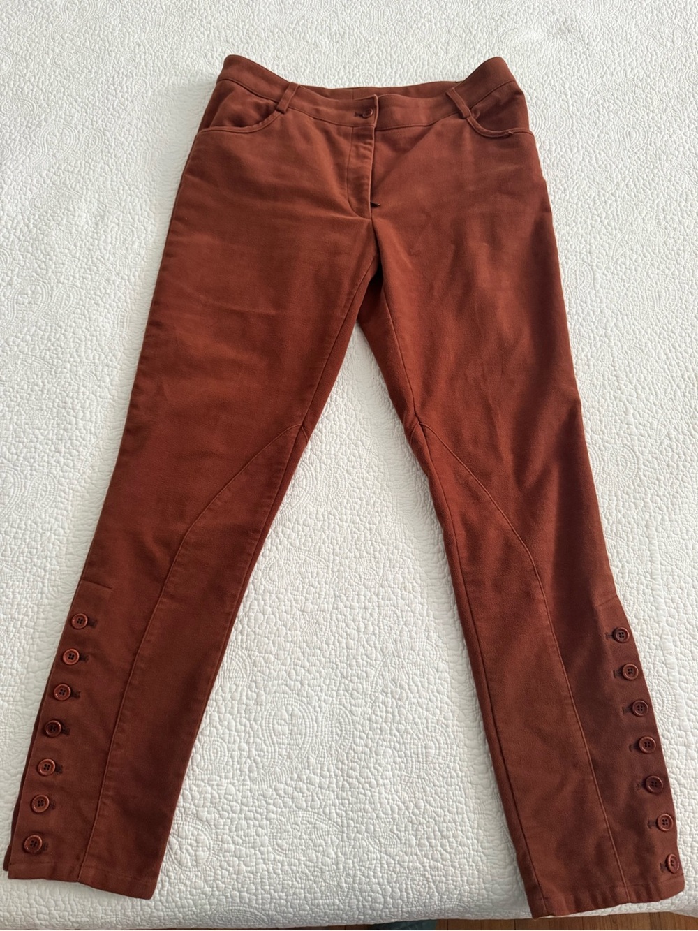 Vintage Beretta 1526 Brown Equestrian Jodhpur Pants Italian Designed